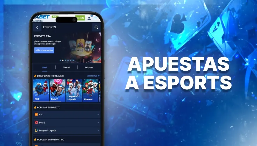 esports a través de la aplicación móvil